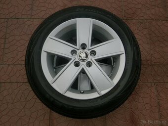 Letní alu originál Škoda Rapid / Fabia III 5x100 6Jx15 ET38 - 3