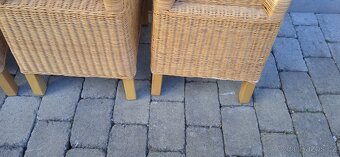 Ratanové židle 4 ks - 3