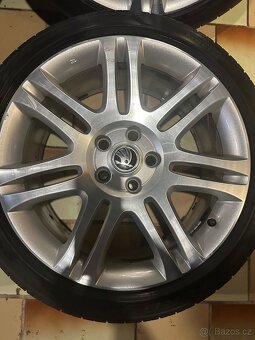 ALU Kola ŠKODA 5x112 R18 THEMISTO Letní Pneu 225/40/18 - 3