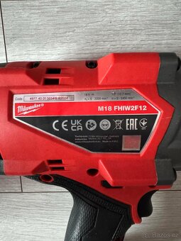 Prodám rázový utahovák Milwaukee M18 FHIW2F12 - 3
