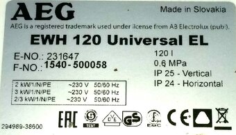 AEG EWH-120 Universal el. - 3