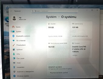Dotykový HP Spectre x360 13 / 16GB RAM / i7-8565U / Win 11 - 3