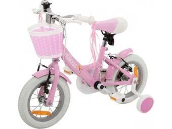 Dětské růžové kolo Actionbikes Princess 12" (od 2 let) - 3