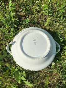 Starožitná porcelánová mísa na polévku. - 3