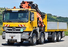 Mercedes-Benz Actros 4145 - valník s hydraulickou rukou - 3