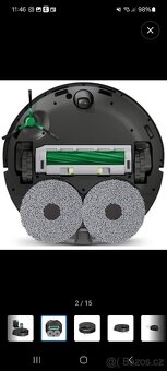 2 měsíce používaný iRobot Roomba plus 405 combo + - 3