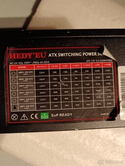 Pc zdroj HEDY-EU 600W - 3