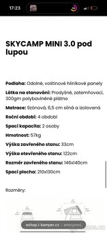 Střešní Stan ikamper 3.0 pro dvě osoby - 3
