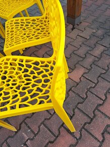 Plastové židle velmi pevné stylové - 3