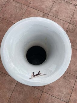 Velká ručně malovaná interiérová váza – 75 cm - 3