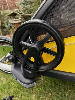 💛🖤 jako NOVY Thule Chariot Sport double 💛🖤 - 3