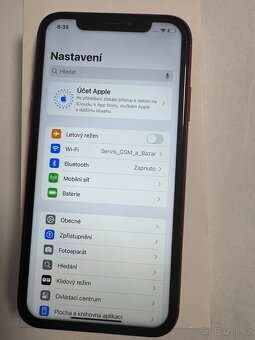 Apple iPhone Xr 64gb Red kondice baterie 100% s kabelem Cen - 3