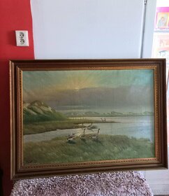 Velký starožitný obráz - 3