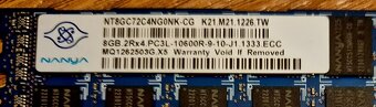⭐ 4ks RAM - HP 8 GB 2Rx4 PC3L-10600R DDR3L-1333 RDIMM ⭐ - 3