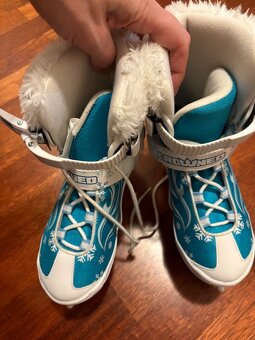 Dívčí rostouccí lední brusle Crowned PRINCESS vel. EU35-38 - 3