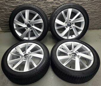 17" Originál VW Gavia 5x112 zimni pneu 5-7mm - 3