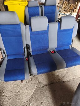 VW Caddy kompletní sedačky - 7 kusů - 3