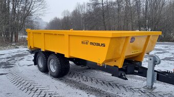 Traktorový návěs,Vlečka,Přívěs,Vlek za Traktor,Dumper 13t - 3