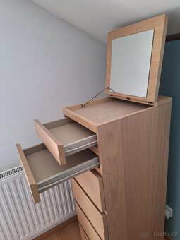 IKEA MALM Komoda 6 zásuvek 40x123 cm - 3