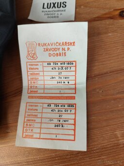 Kožené rukavice luxus - 3