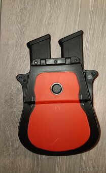Pouzdro dvojité pro dvouřadý zásobník 9mm GLOCK,CZ - 3