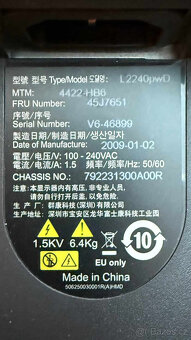Prodám monitor Lenovo ThinkVision L2240pwD - 3