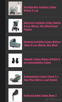 Cybex balios s lux sky blue 2024 - 3