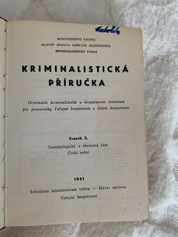 Kriminalistická příručka 1 a 2 - 3
