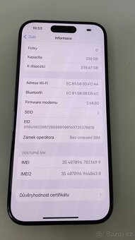 Apple iPhone 15 Pro 256GB, modrý titan - 3
