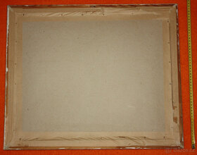 obraz tygři, 61 x 51,5 cm, zarámovaný plakát tygr lev afrika - 3