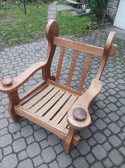 Rustikální křeslo dohodou - 3