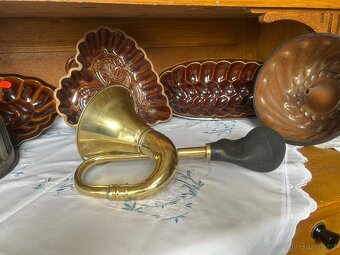 starý mosazný klakson – 1910-1940 - 3