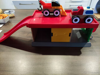 dřevěné hračky - vláček, garáž - 3