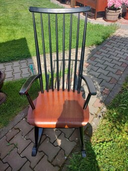 Finské dřevěné houpací křeslo - 3