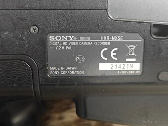 Videokamera Sony NX5E - 3