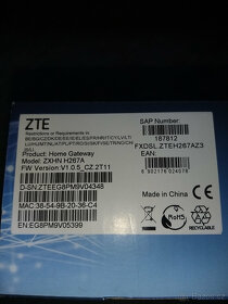 ZTE H267A O2 modem - 3