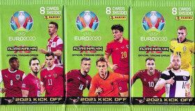 Fotbalové karty 2021 KICK OFF EURO 2020 Albumy,balíčky,boxy - 3