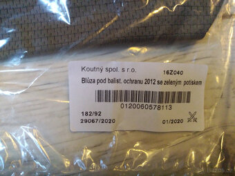 Prodám blůzu pod balist.ochranu 2012 - 3
