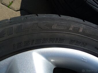 ALU KOLA ŠKODA ANTARES 5x100 ,FÁBIA I,II,ROOMSTER 195/55R15 - 3