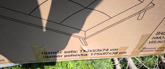 Sedačka rozkládací sofa nová zabalená - 3