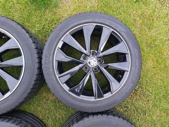 16" alu kola Škoda - FABIA III, RAPID + pneu Dunlop 215/45 - 3