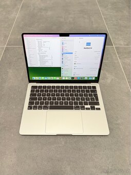 ZÁNOVNÍ APPLE MACBOOK AIR 13.6” M3/256GB/8GB/BATERIE 100% - 3
