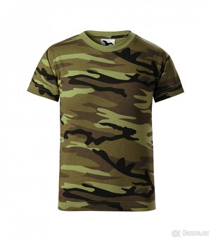 Triko dětské Malfini Camo - český vzor - 3