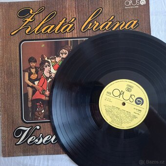 LP - Zlatá brána Veselé pesničky OPUS - 3