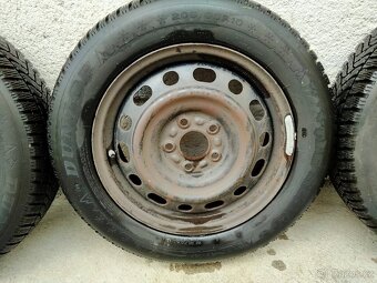 Ocelová kola 6Jx16, 5x114,3, ET 50, zimní pneu 205/60 R16 - 3