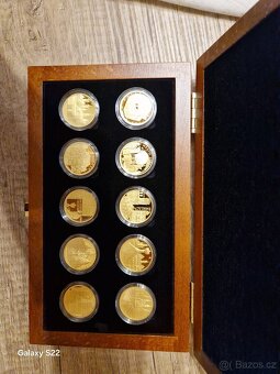 SADA ZLATÝCH MINCÍ 5000 Kč Města ČR - 3
