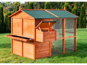 Kurník pro slepice s výběhem až pro 8 slepic  KK15XL - 3