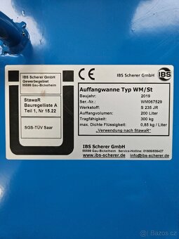 Záchytná vana IBS z oceli PC13000,- - 3