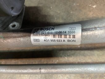 Táhlo + motorek stěračů Audi A6 4G 4G1955119 - 3