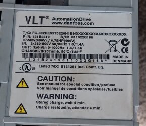 Frekvenční měnič Danfoss - 3